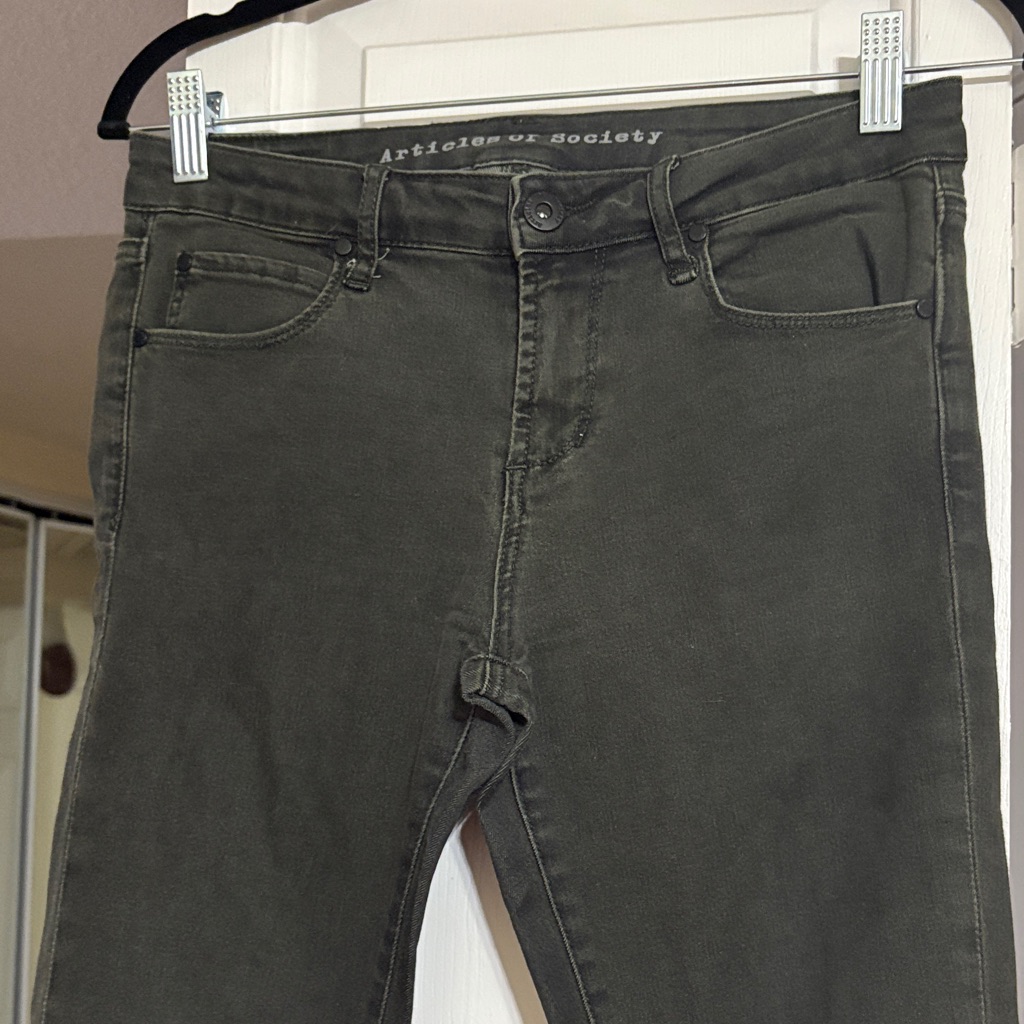 Articles Of Society Forest Green Denim
